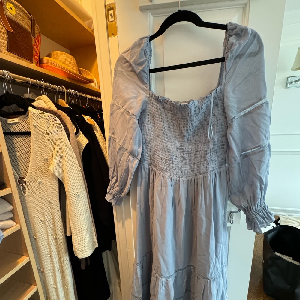 Reformation blue dress